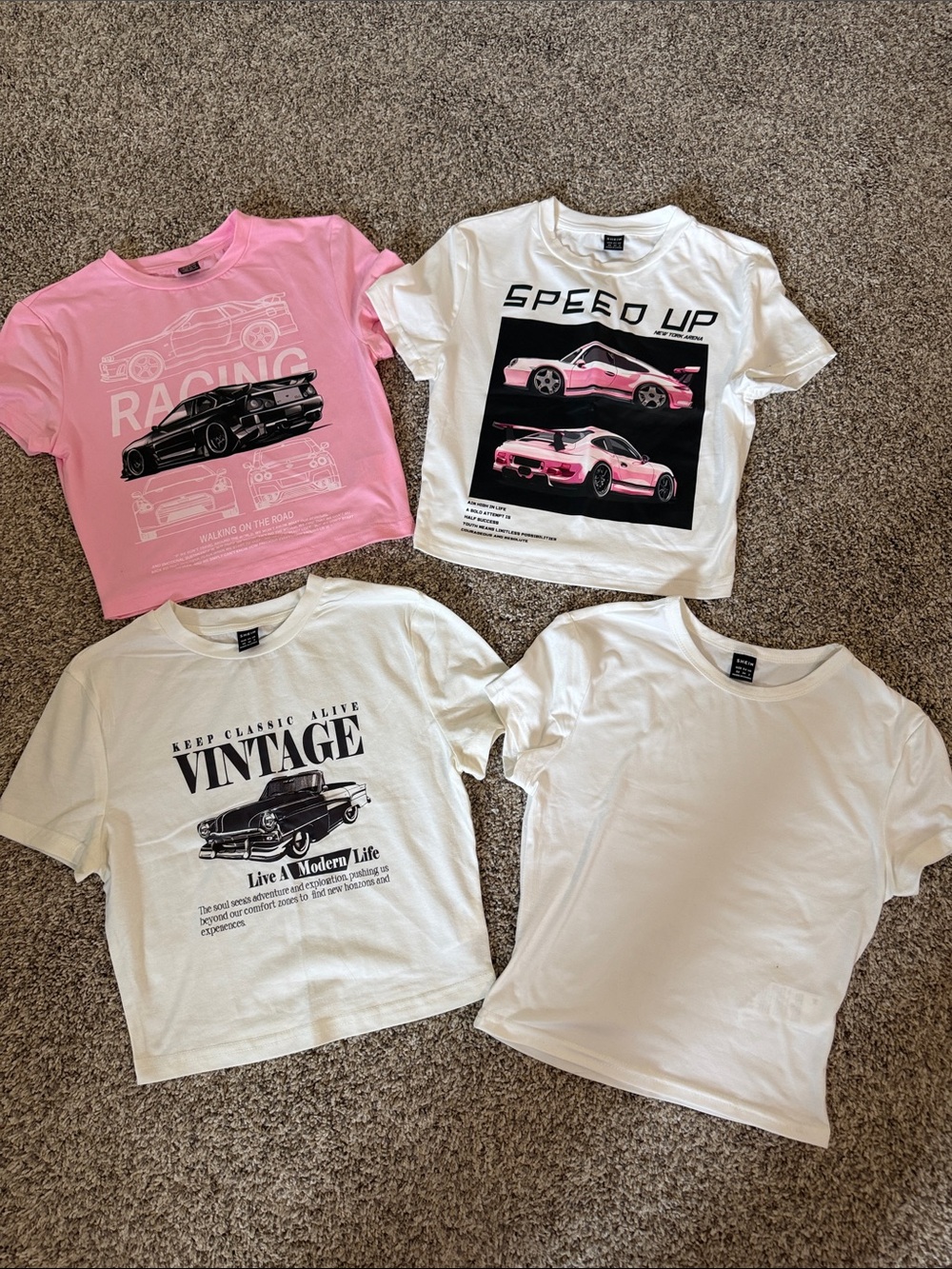 Shein women’s/juniors 4 shirt bundle all size XS